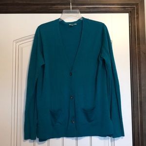 Teal Merino Wool Sweater